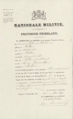 Klein van stuk, Rendert Wybrens Hoekema 1832 - 1903